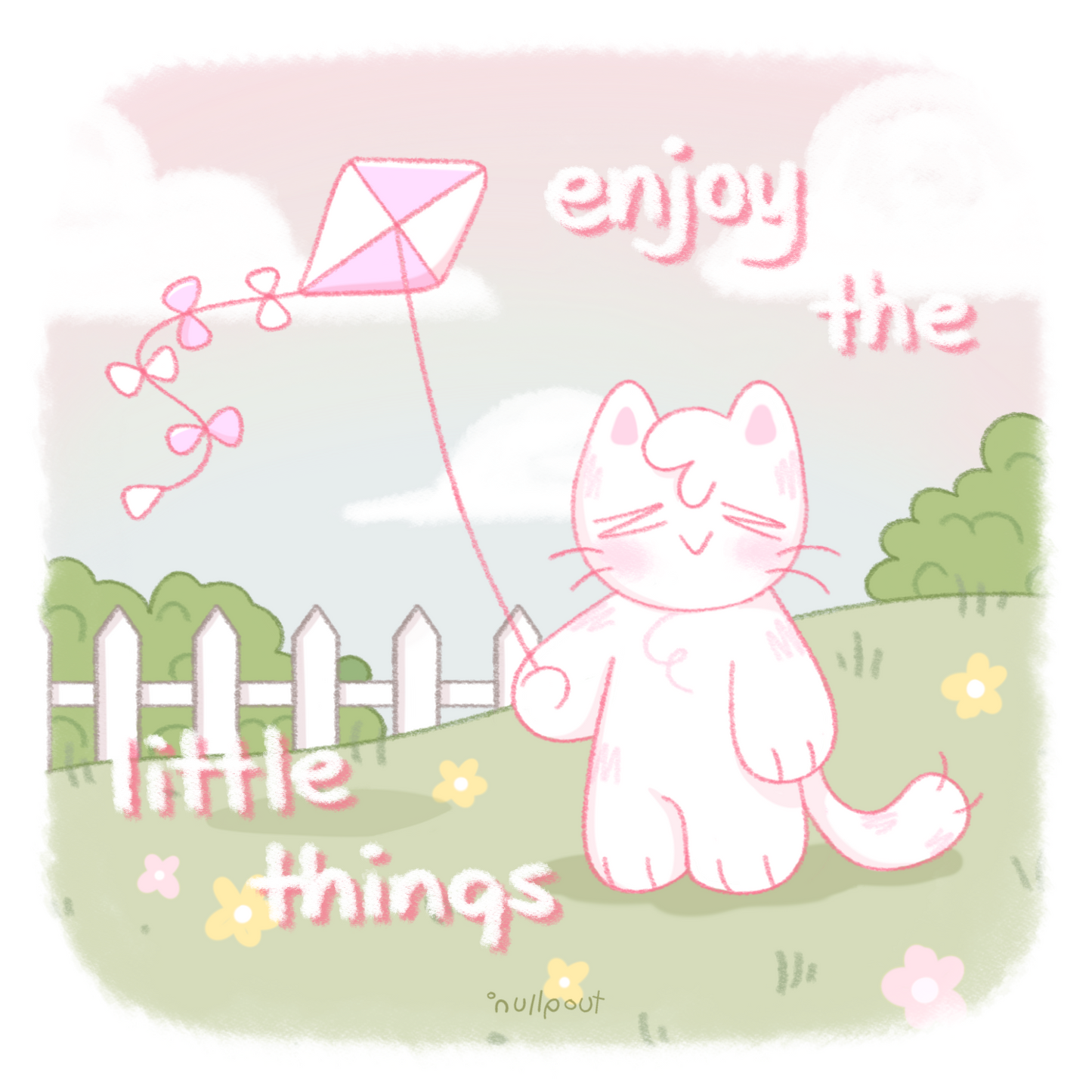 The Little Things Square Print