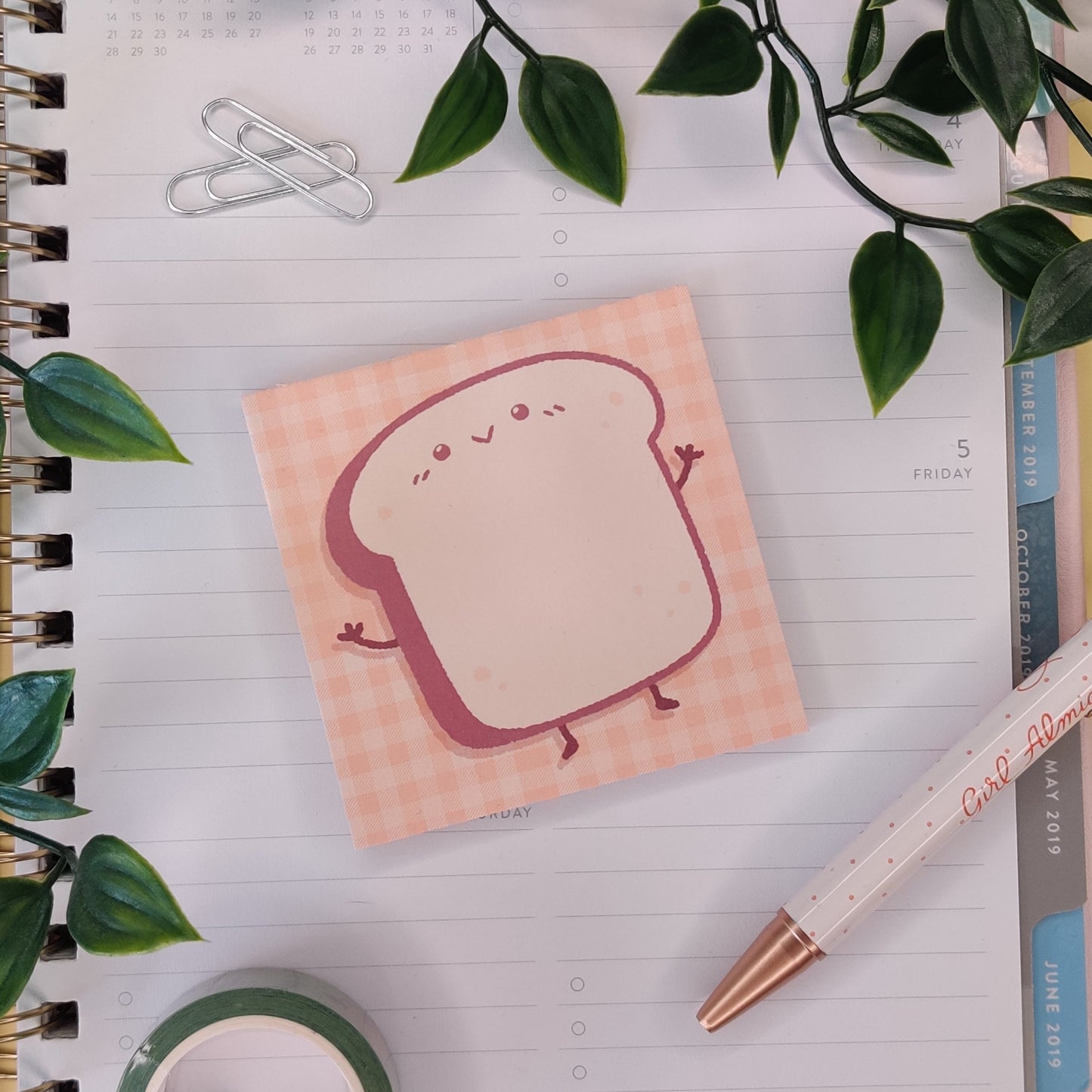 Bread Slice — Sticky Notes Pad