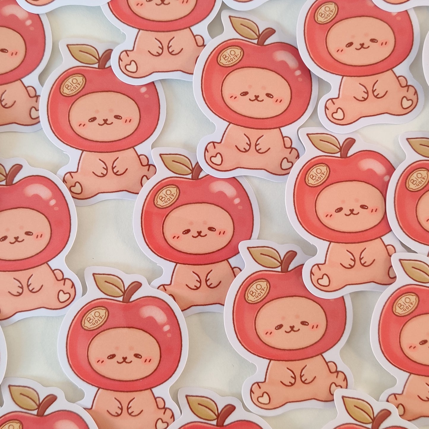 Apple Bear Sticker