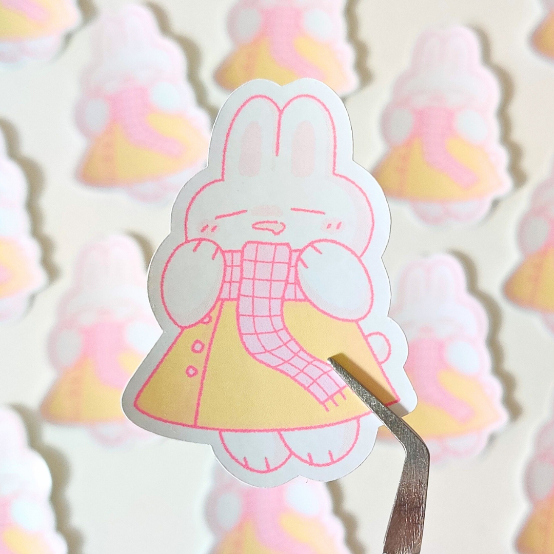 Cold Bunny Sticker