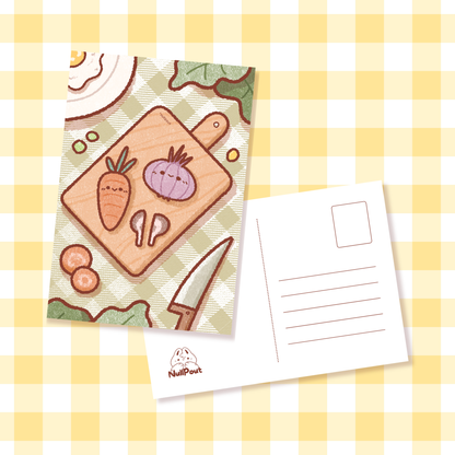 Cooking Postcard
