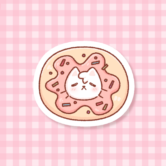 Donut Cat Sticker