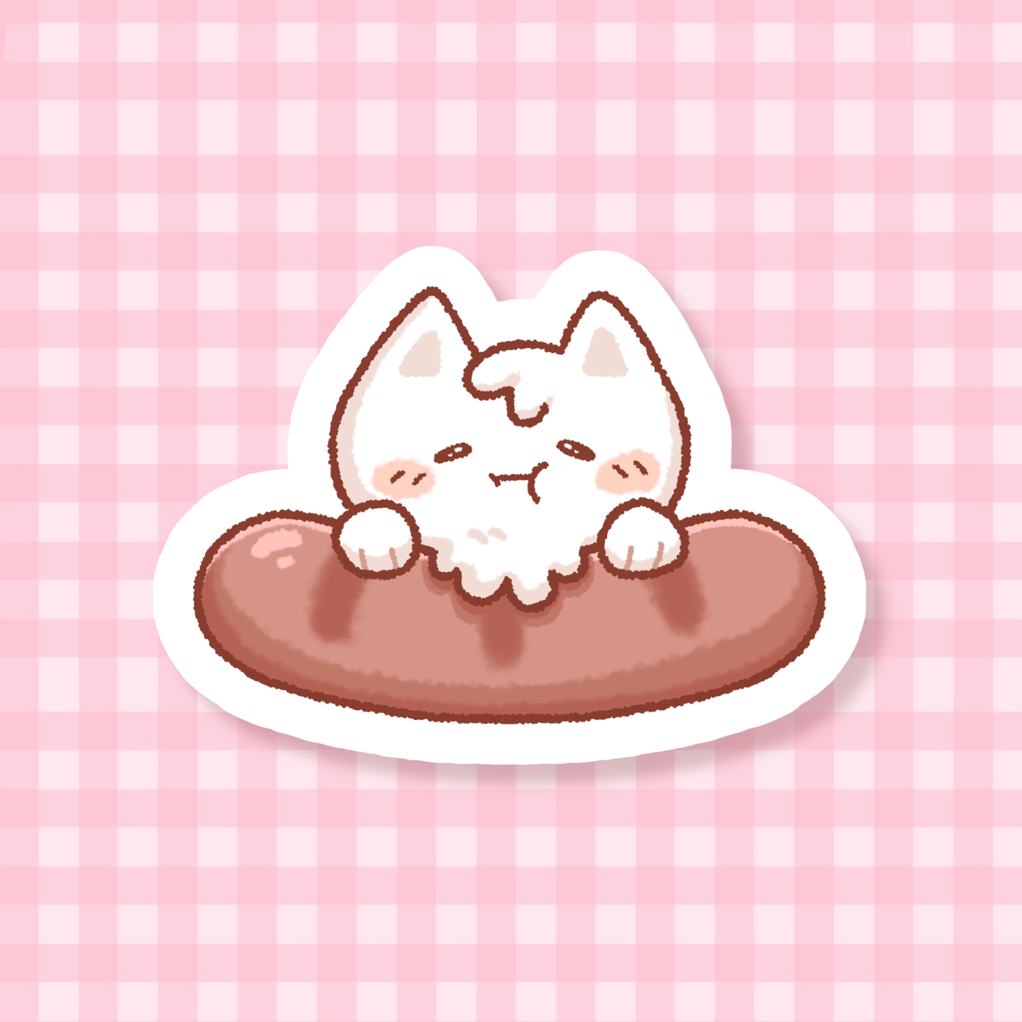 Sausage Cat Sticker