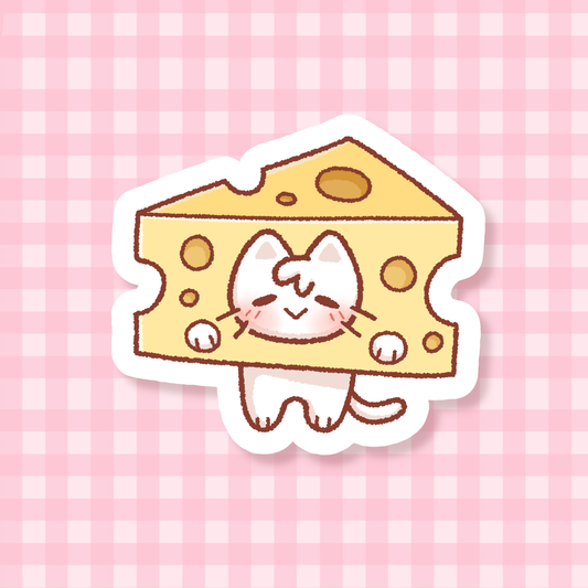 Cheese Cat Sticker