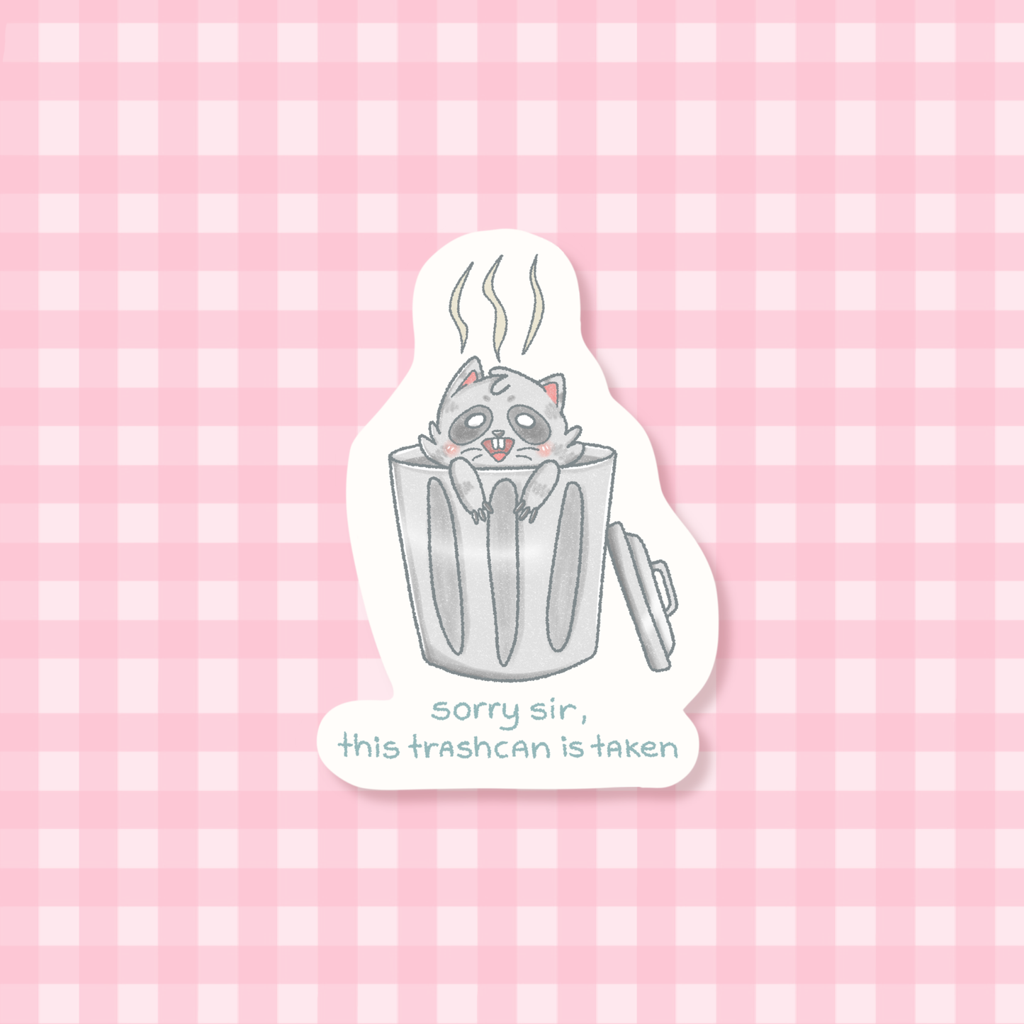 Trash Raccoon Sticker