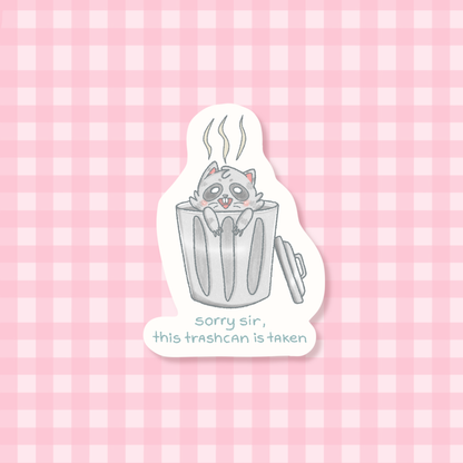 Trash Raccoon Sticker