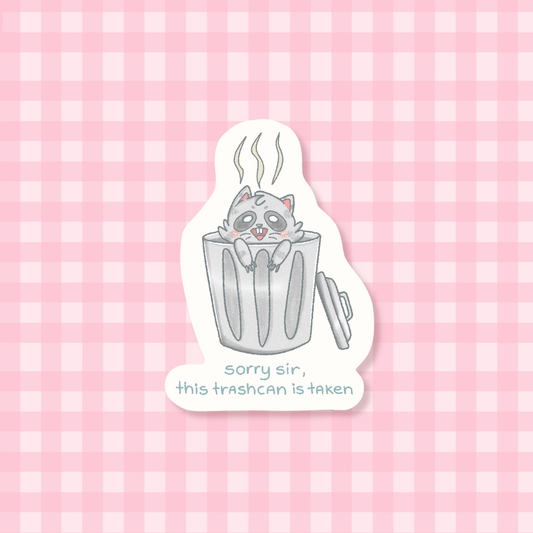 Trash Raccoon Sticker
