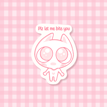 Bite You Sticker