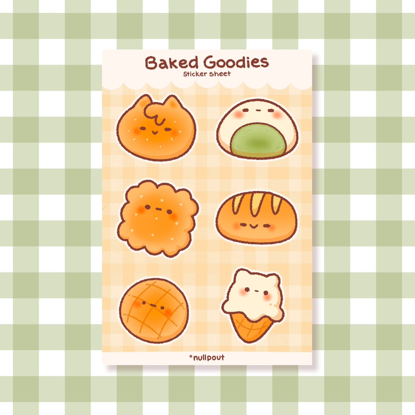 Baked Goods — Sticker Sheet