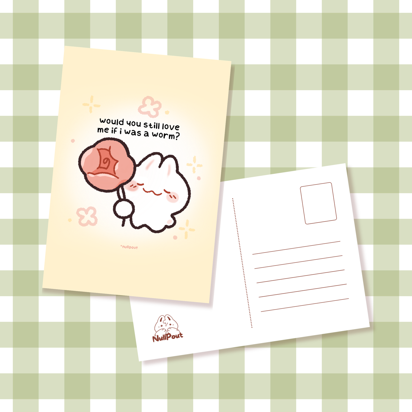 Worm Postcard