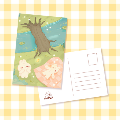 Forest Picnic Postcard