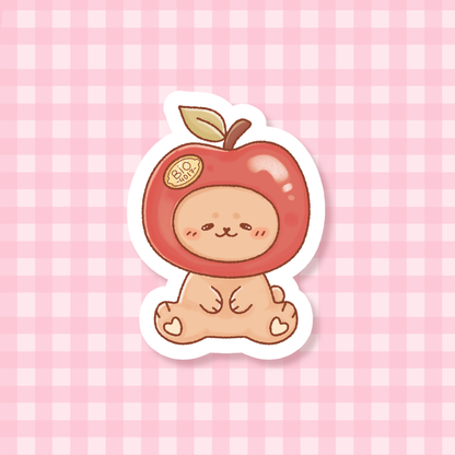 Apple Bear Sticker