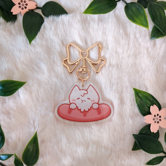 Sausage Cat Keychain