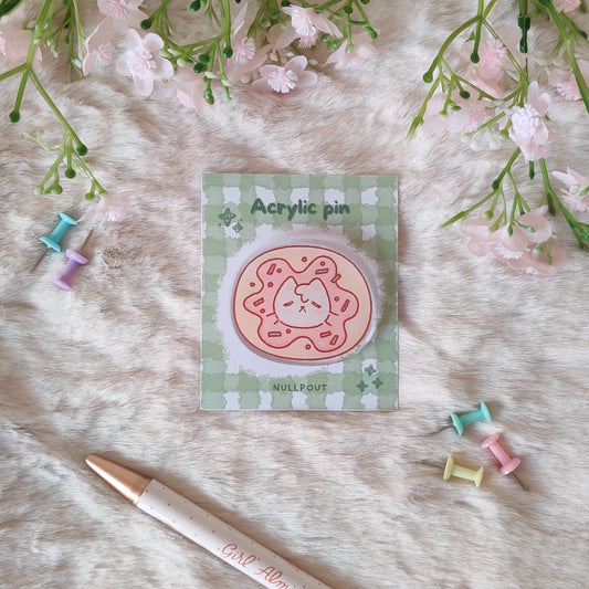 Donut Cat Pin