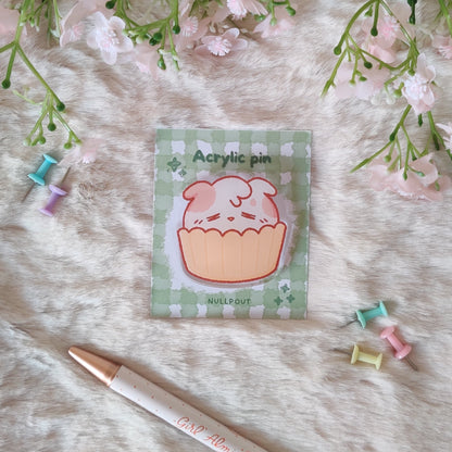 Puppy Cupcake Pin