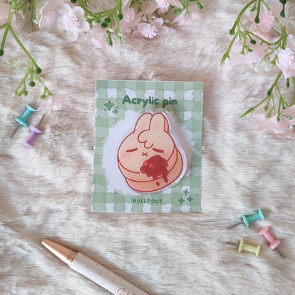 Pancake Bunny Pin