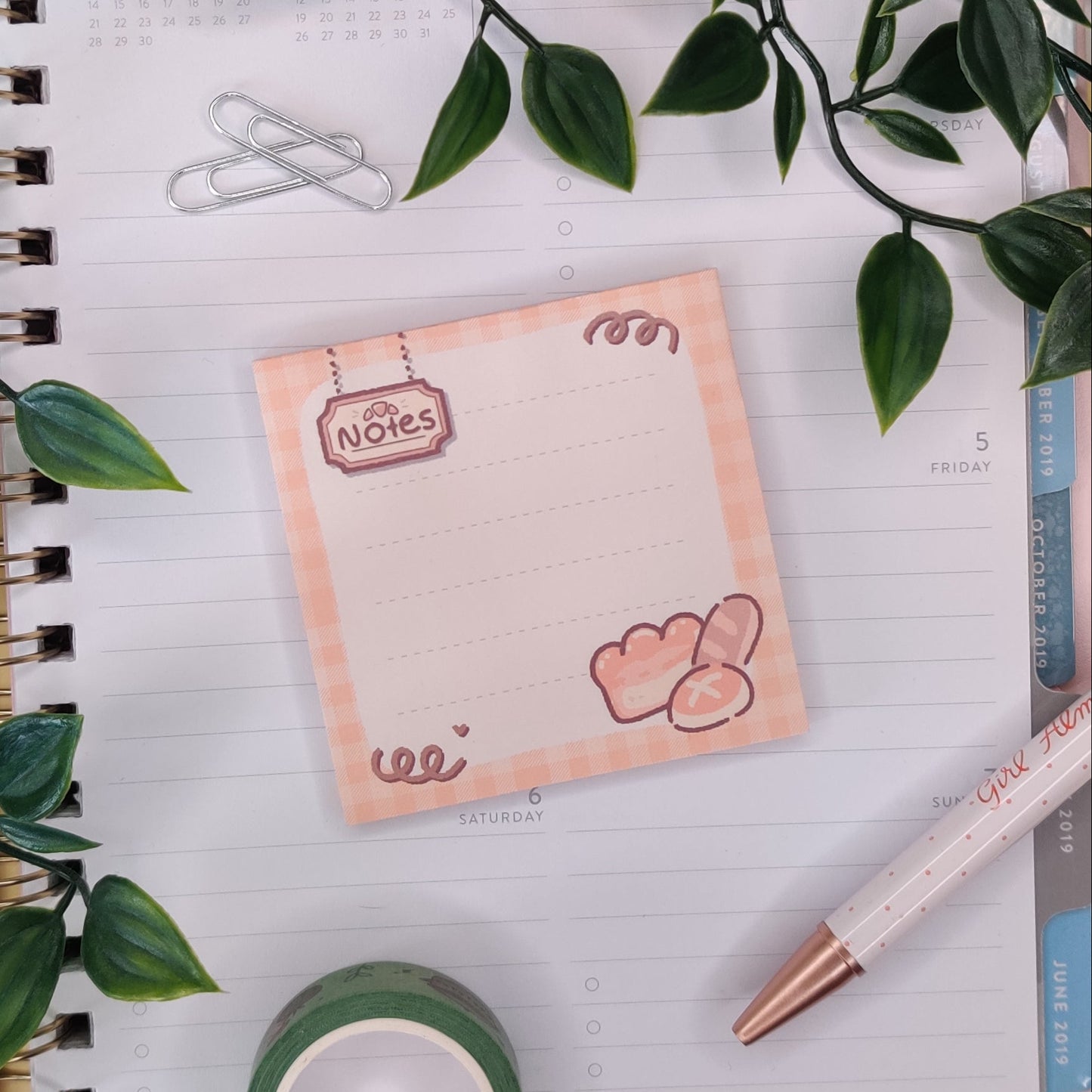 Baked Goods — Sticky Notes Pad