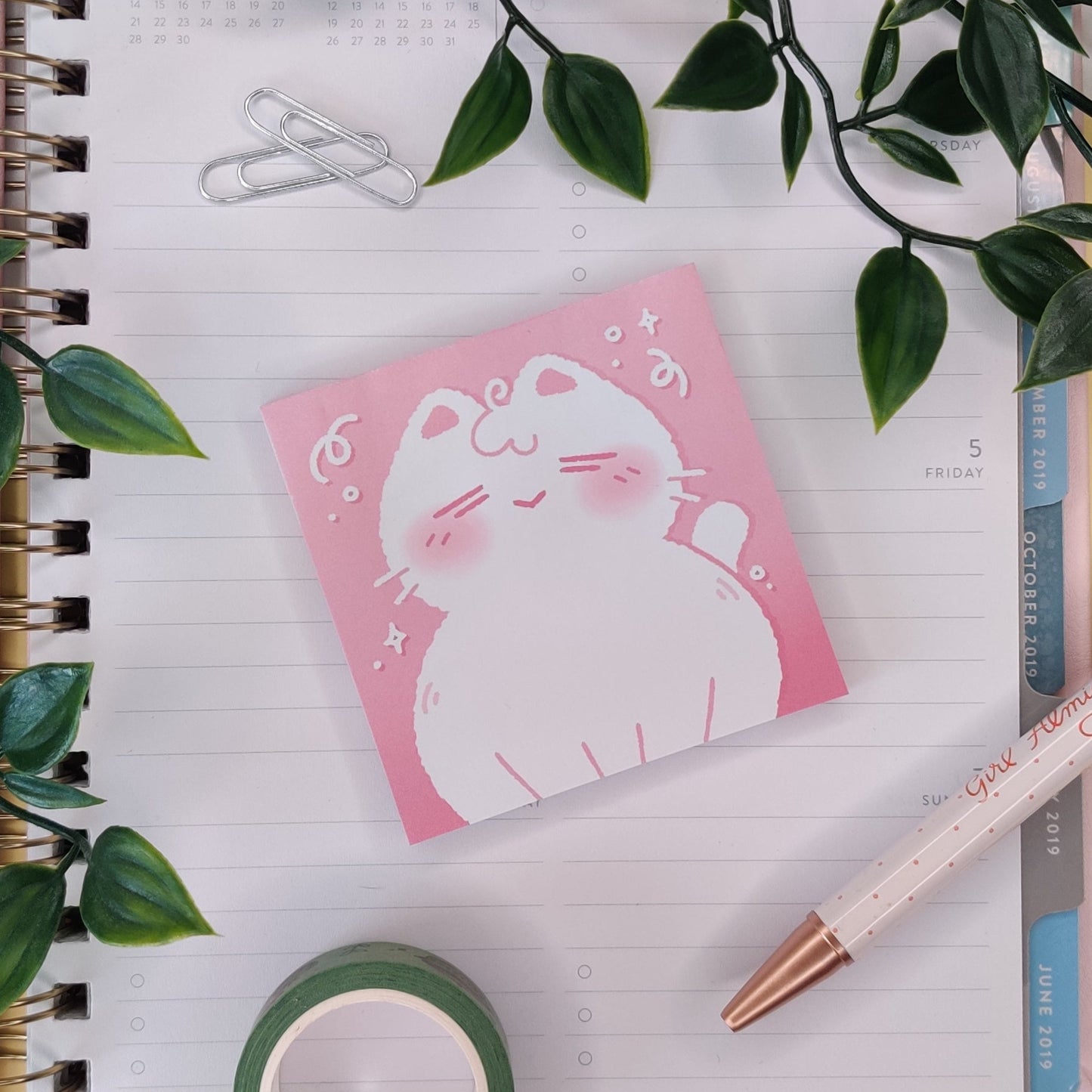 Jolly Cat — Sticky Notes Pad