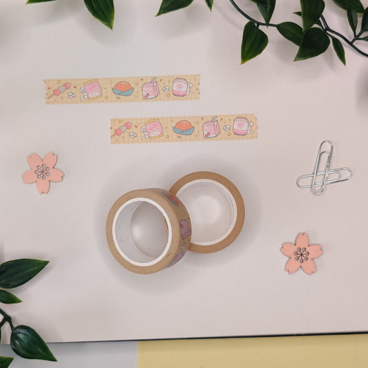 Cat Snacks Washi Tape
