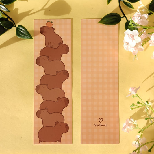 Stacking Capybara Bookmark