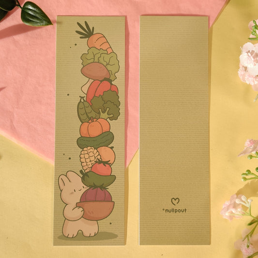 Stacking Veggies Bookmark