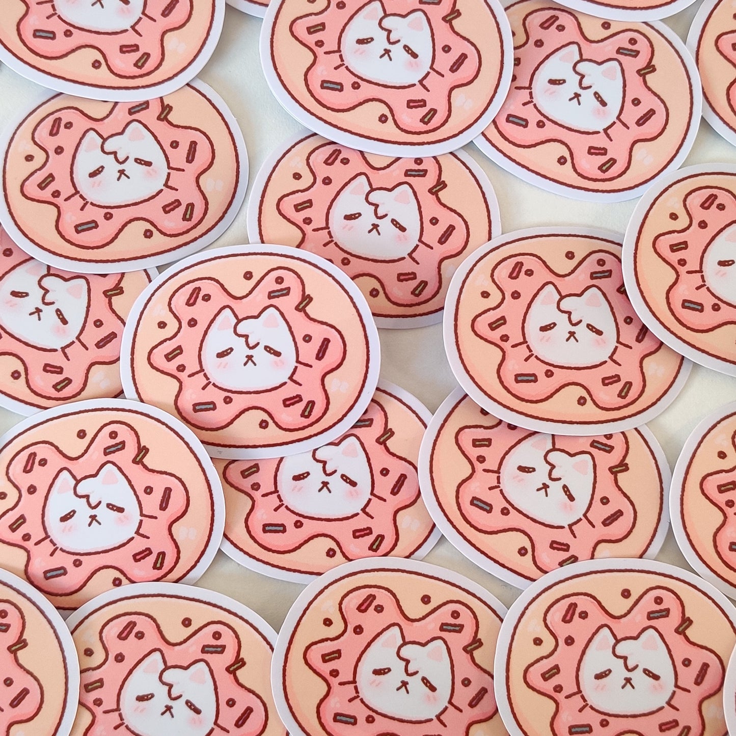 Donut Cat Sticker