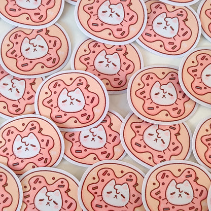 Donut Cat Sticker