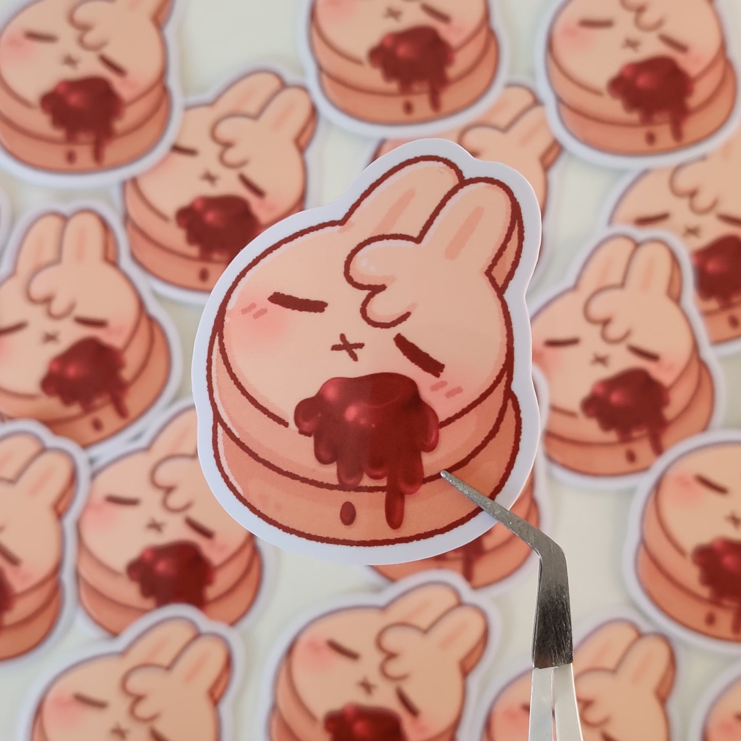 Pancake Bunny Sticker