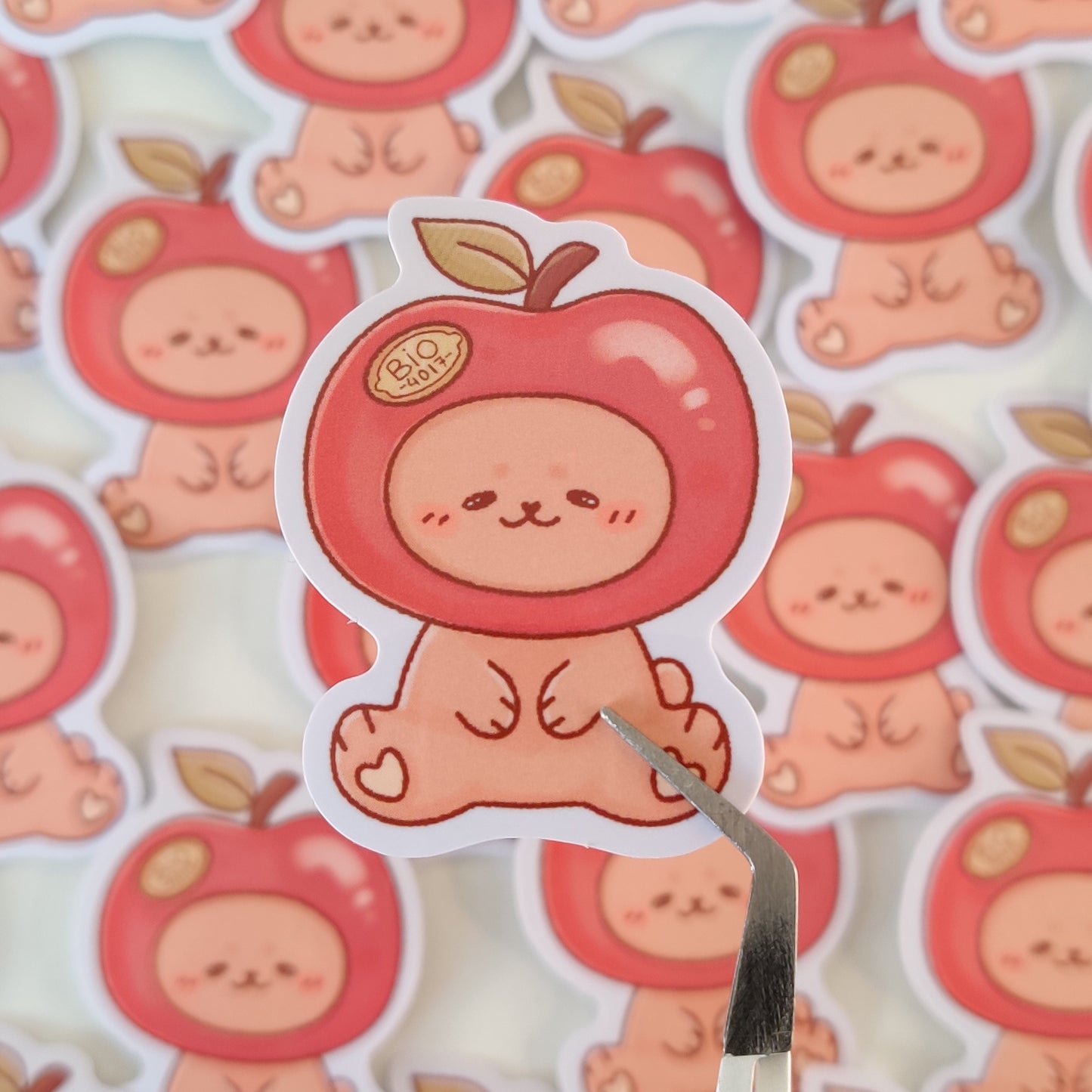 Apple Bear Sticker