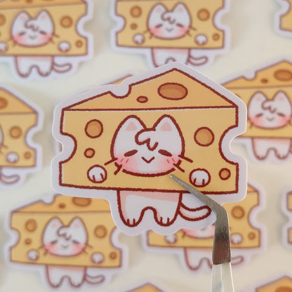 Cheese Cat Sticker