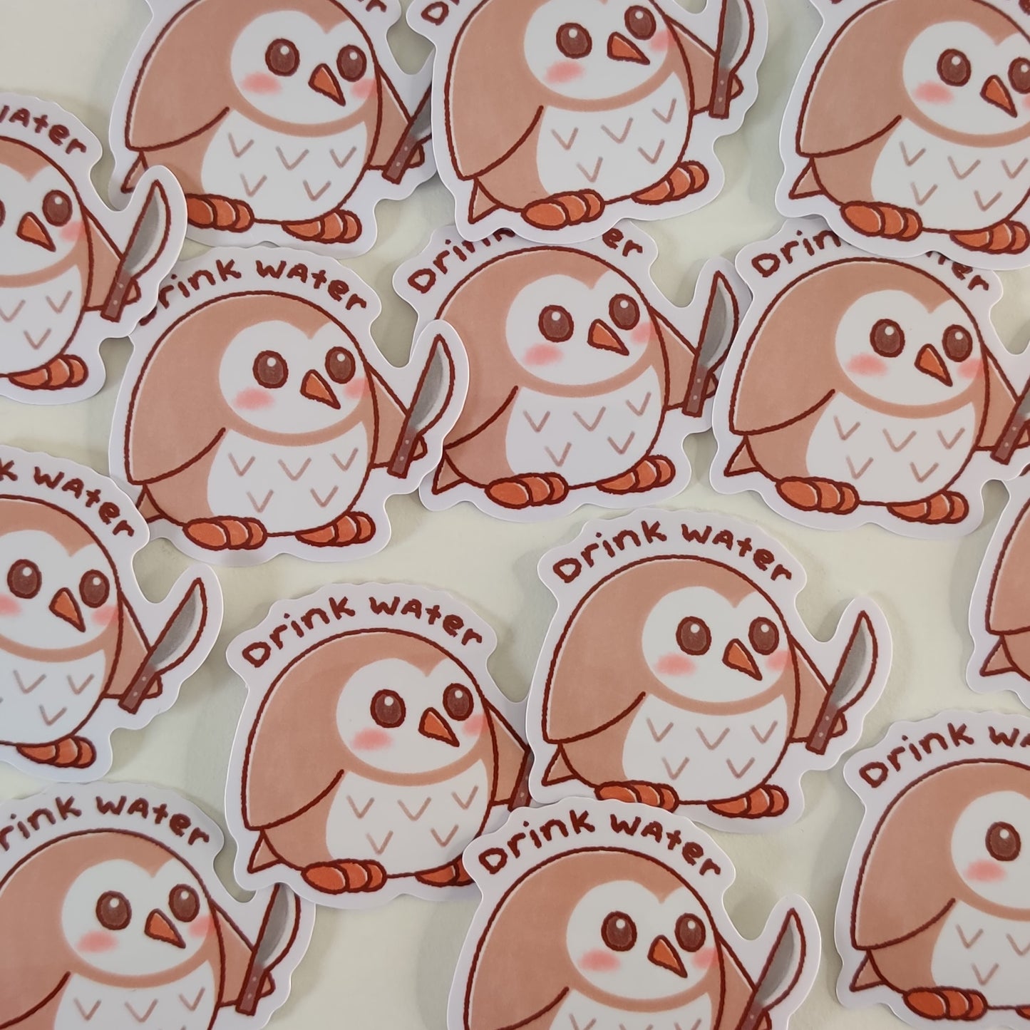 Hydration Owl Sticker