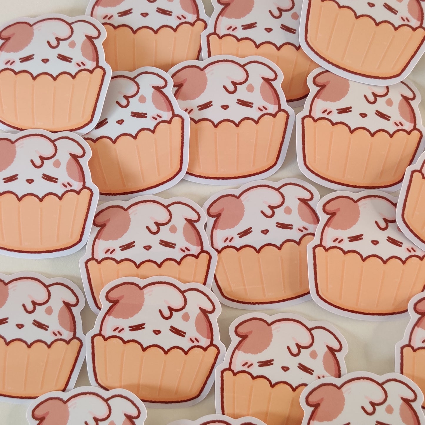 Puppy Cupcake Sticker