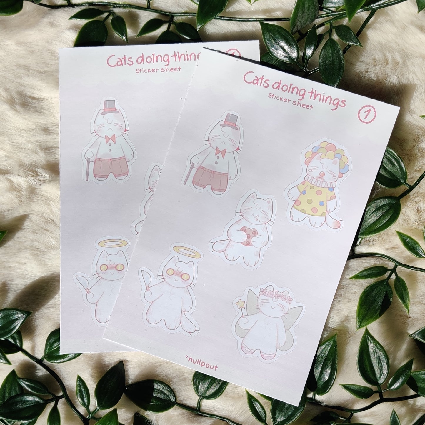Cats Vol.1 — Sticker Sheet