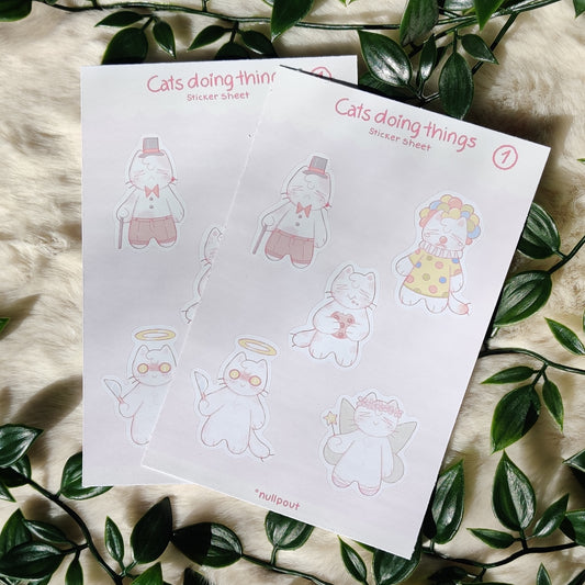 Cats Vol.1 — Sticker Sheet