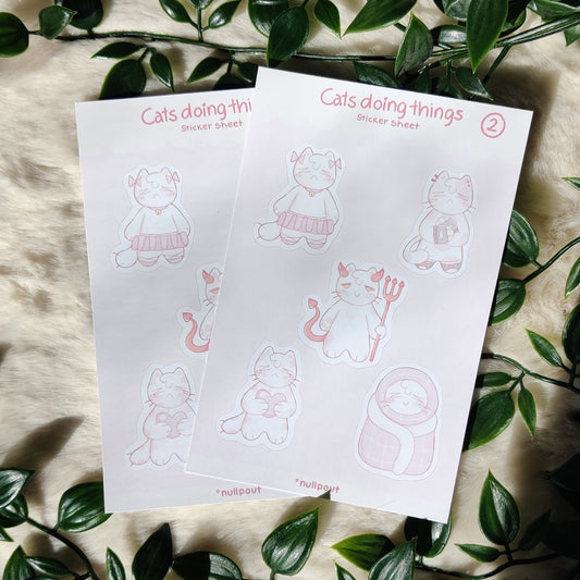 Cats Vol.2 — Sticker Sheet