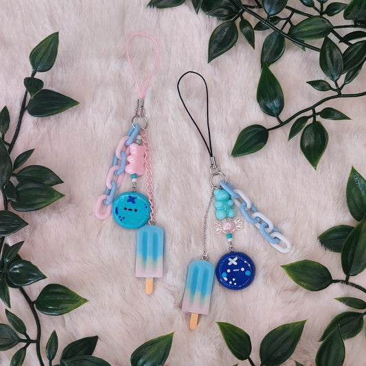 Blueberry Buddy — Polymer Clay Charm