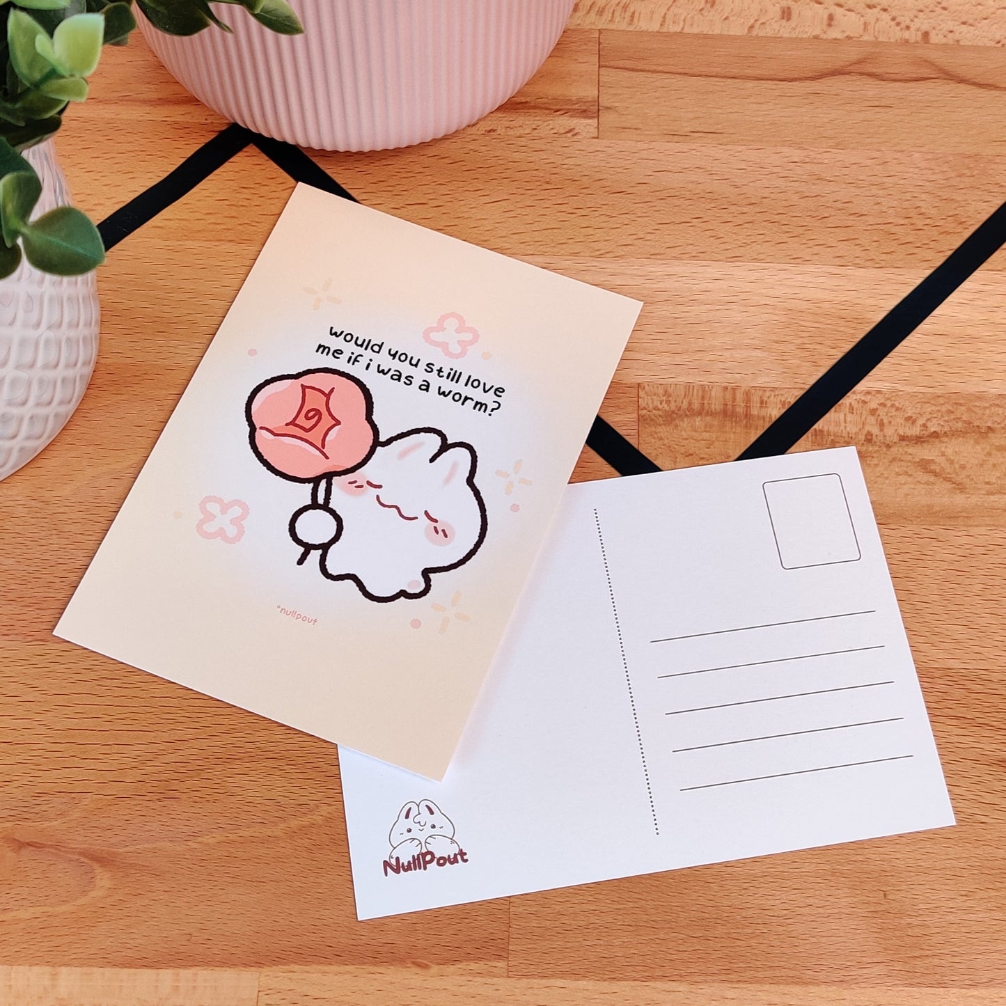 Worm Postcard