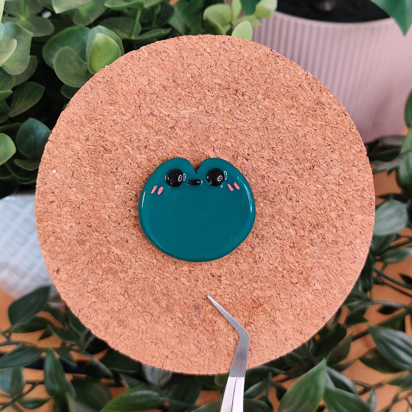 Lil' Froggies — Polymer Clay Pin
