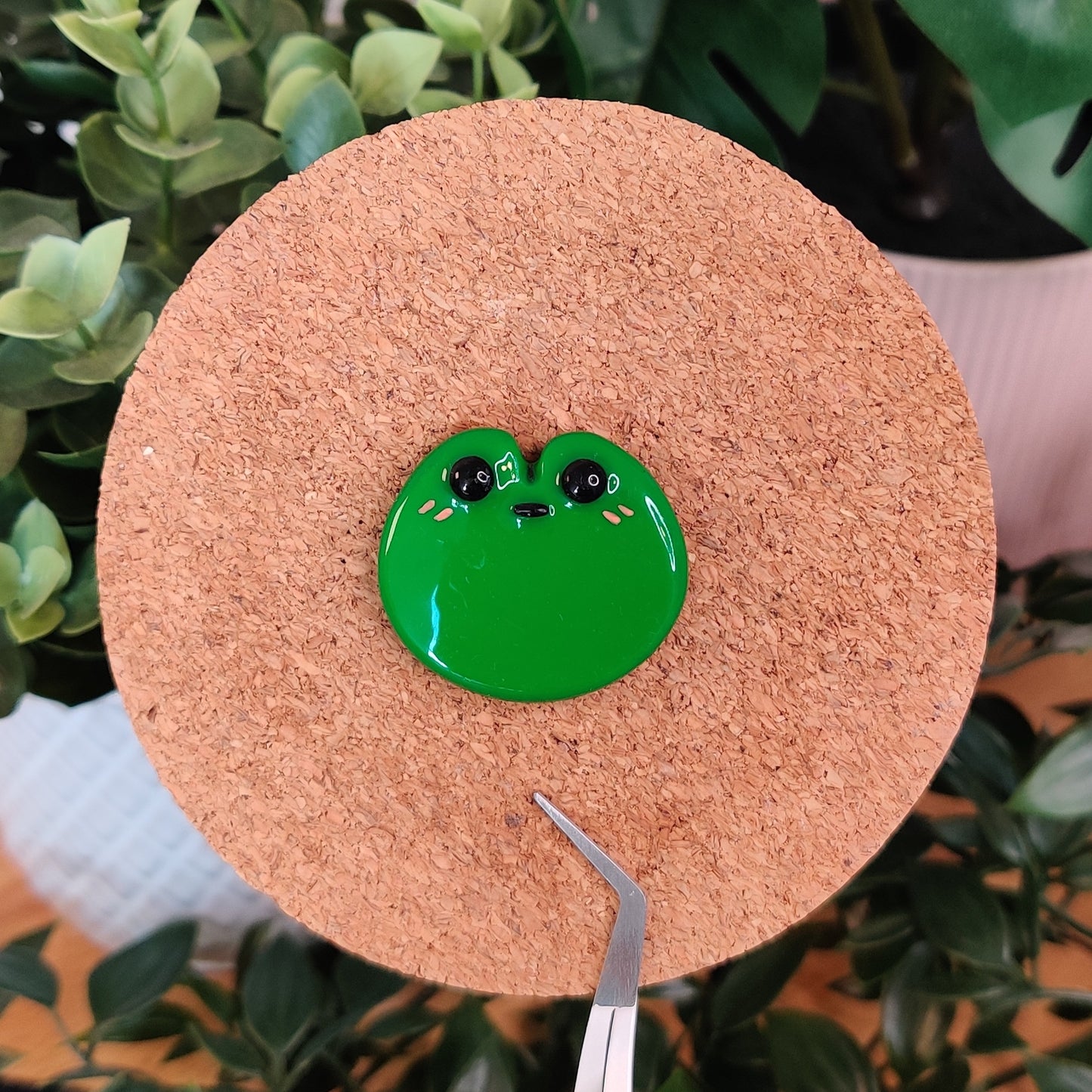 Lil' Froggies — Polymer Clay Pin