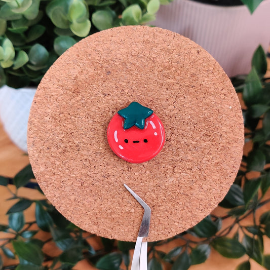 Lil' Tomatoes — Polymer Clay Pin