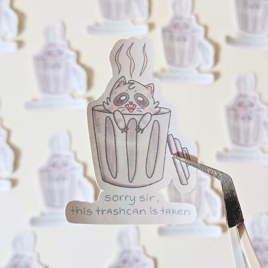 Trash Raccoon Sticker