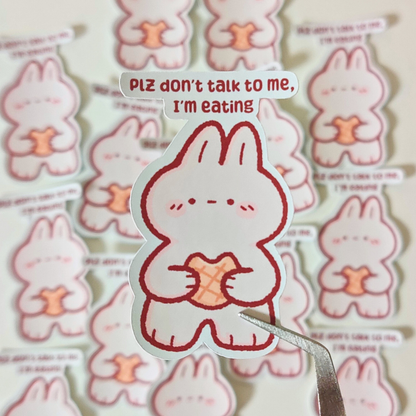 I'm Eating Sticker