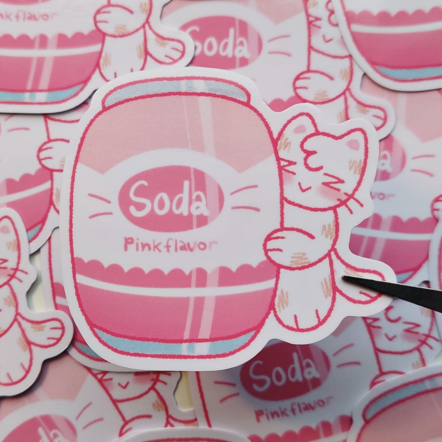 Soda Cat Sticker