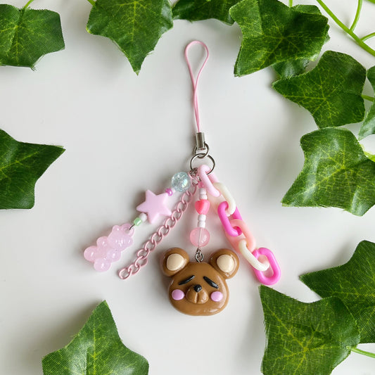 Brown Bear — Polymer Clay Charm