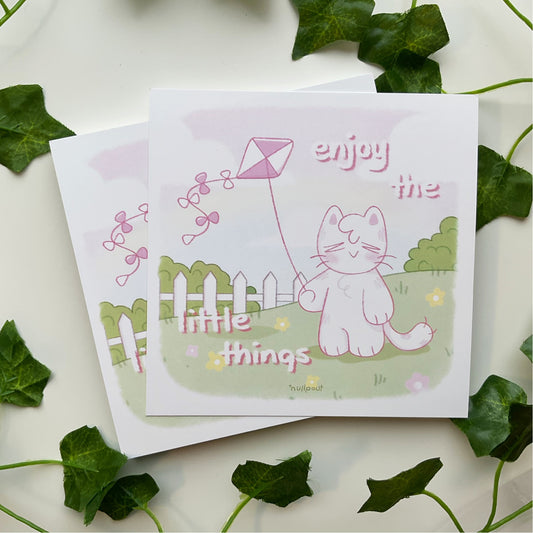 The Little Things Square Print