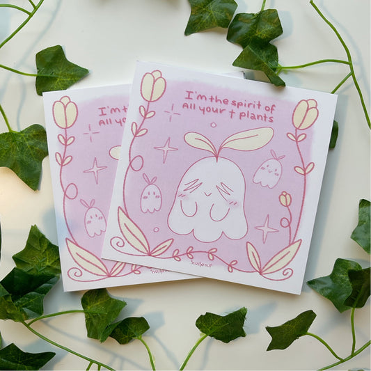 Plant Spirit Square Print