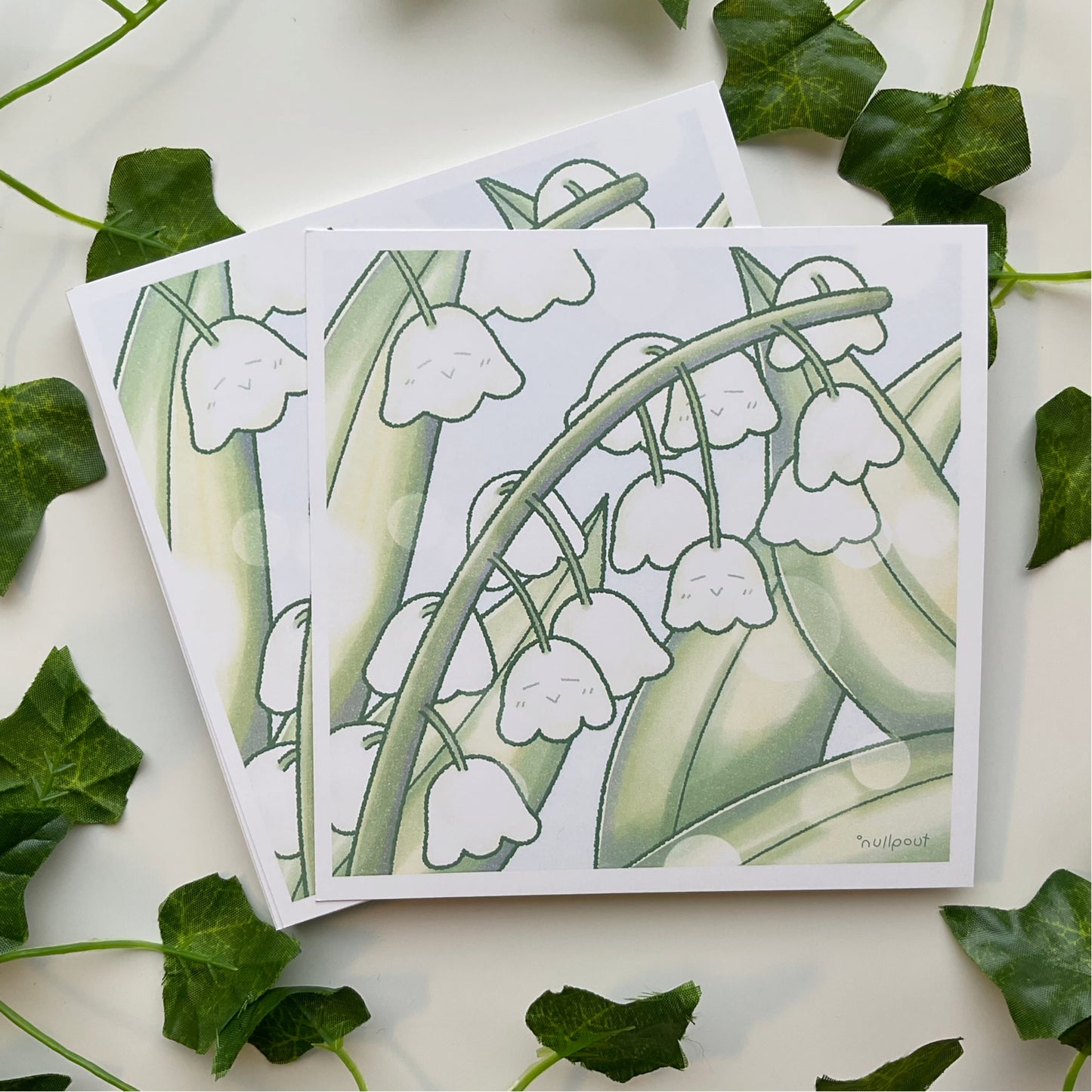 Lily of The Valley Square Print