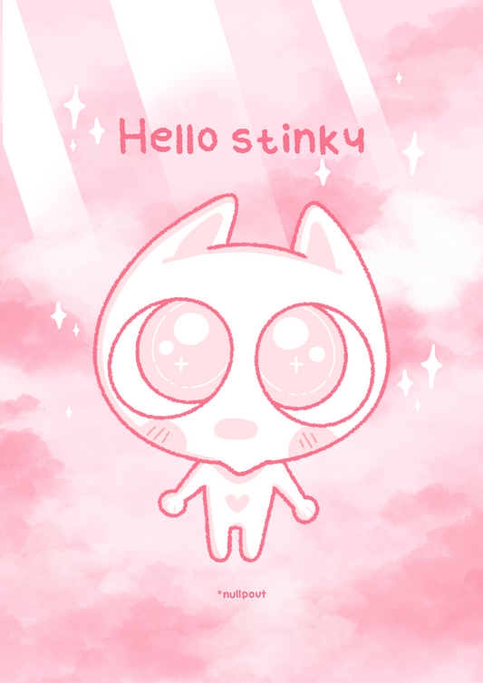 Stinky postcard