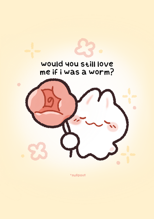 Worm Postcard
