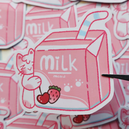 Milk Cat Sticker